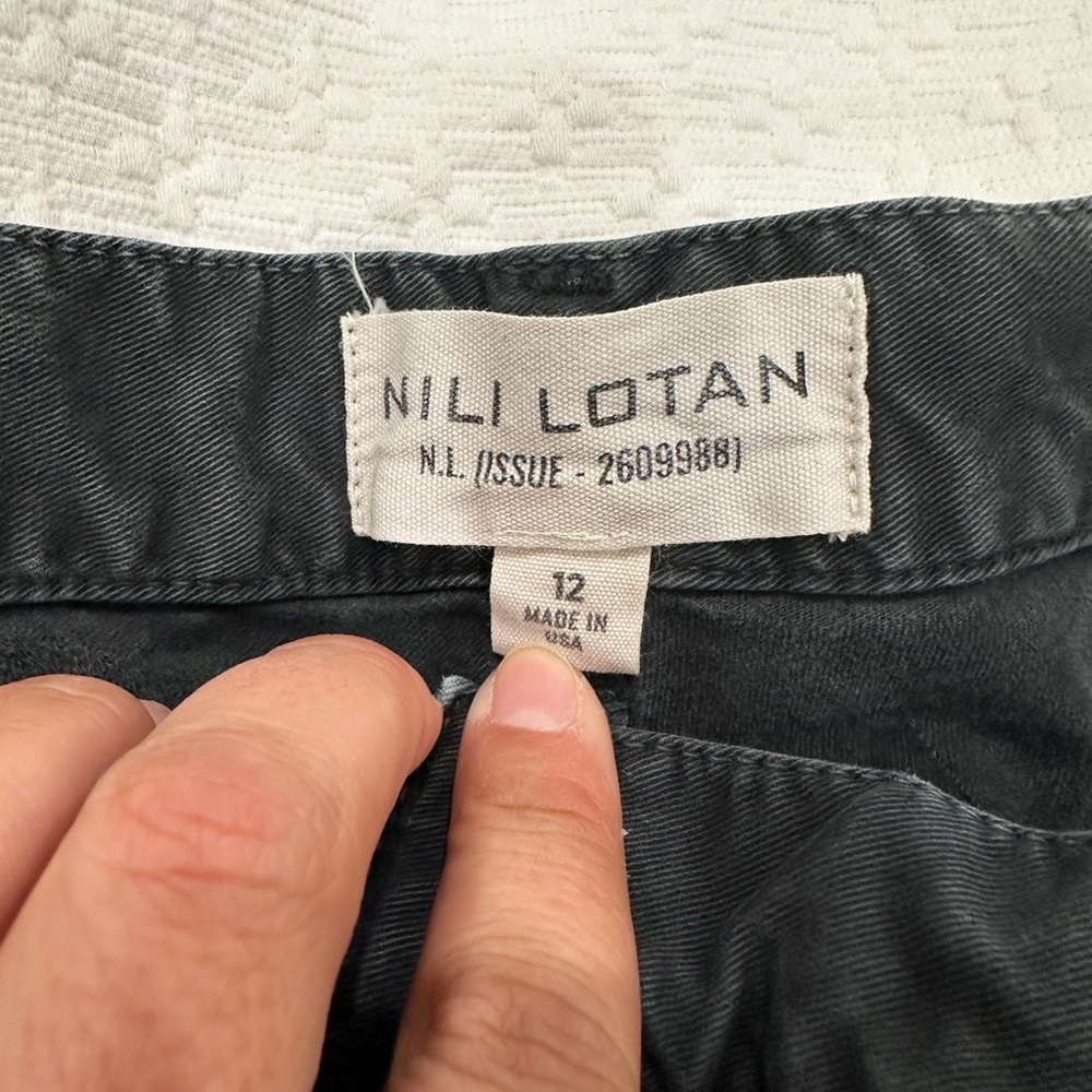 Nili Lotan black/gray  Ankle Pants